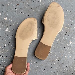 steve madden straw sandals